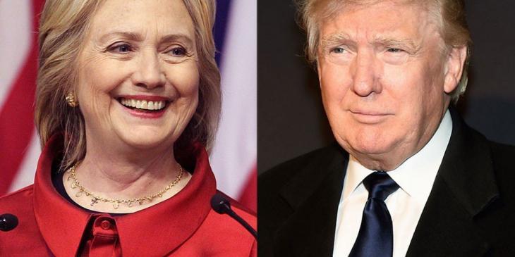 Trump and Clinton - Getty