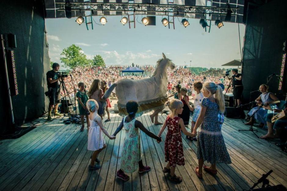 Viljandi hosts one of the largest folk music festivals in Europe