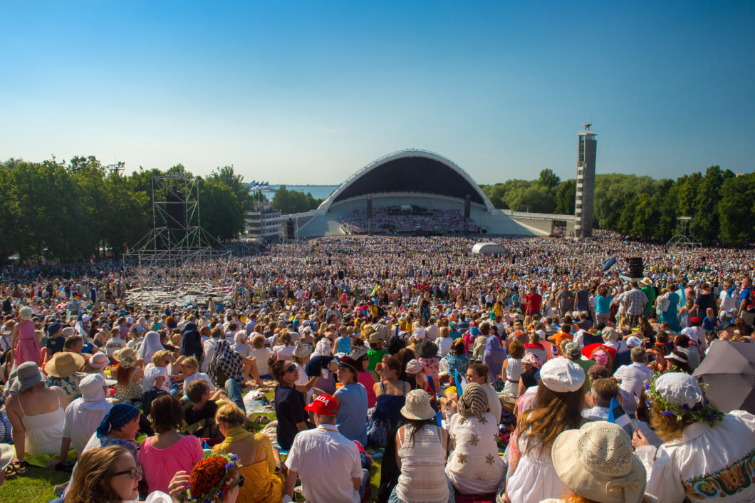 The Estonian Song Celebration (Laulupidu) is a unique event