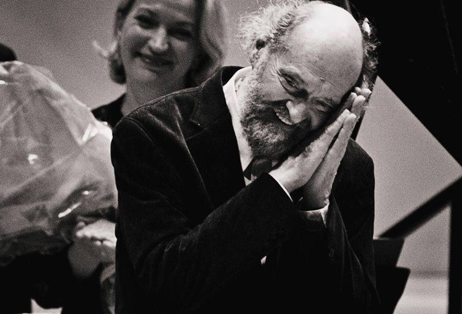 Maestro Arvo Pärt after a long, long applause at the Carnegie Hall concert in New York last night. Photo by Eleri Ever.