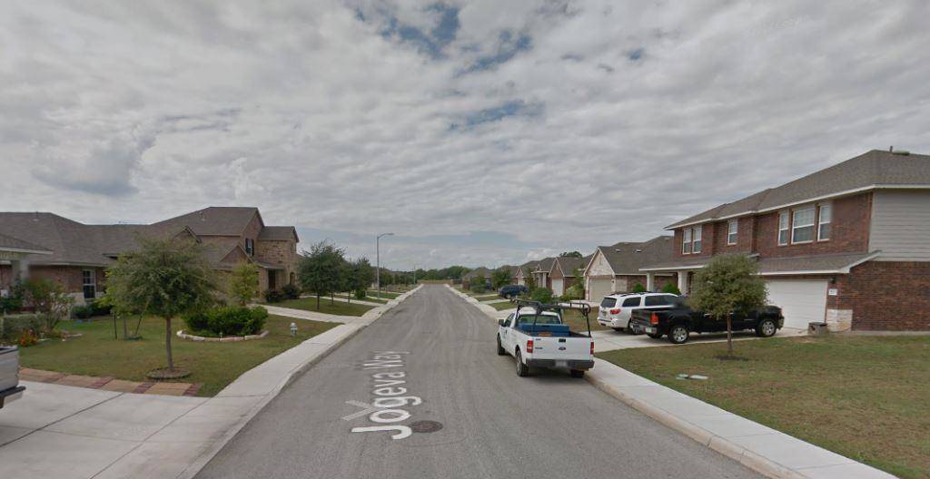 Google Street View image of the houses on Jogeva Way