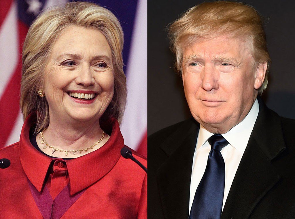 Trump and Clinton – Getty