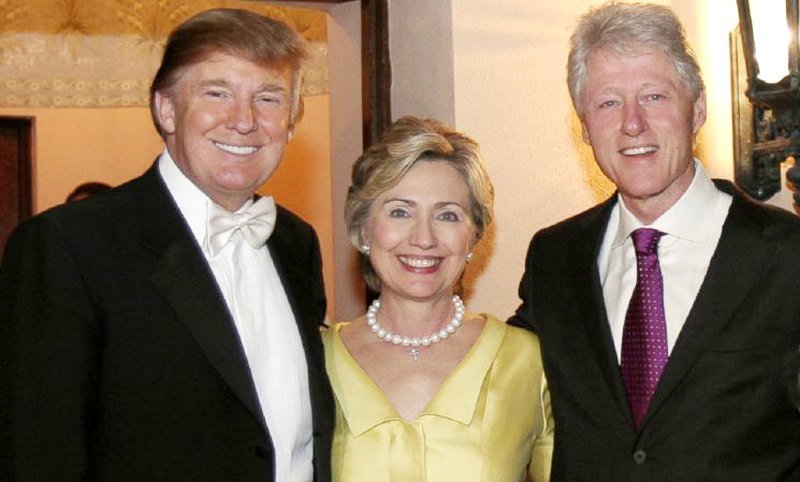 Trump and Clintons