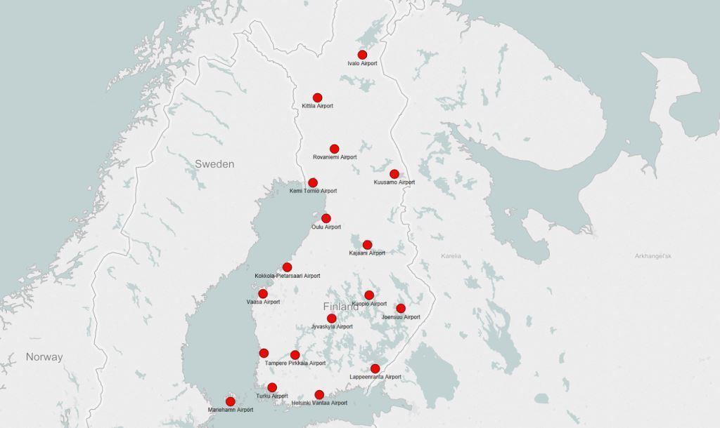 finland-airports-map