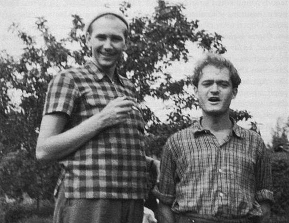 Veljo Tormis and Arvo Pärt in Käsmu, Estonia, in 1958