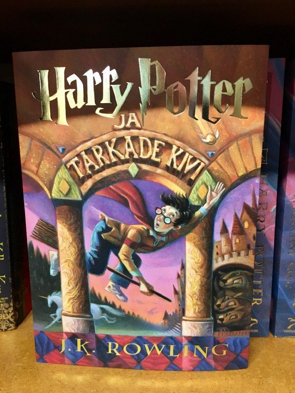 The Estonian translation of Harry Potter and the Philosopher’s Stone.