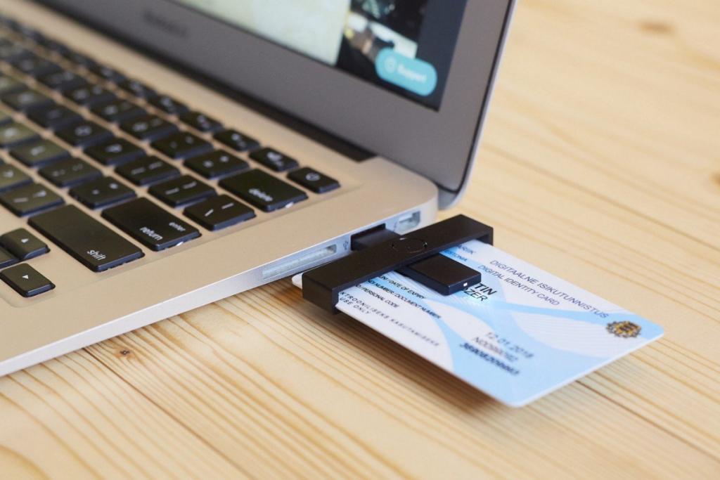 Most government services can be accessed online via a secure ID card.