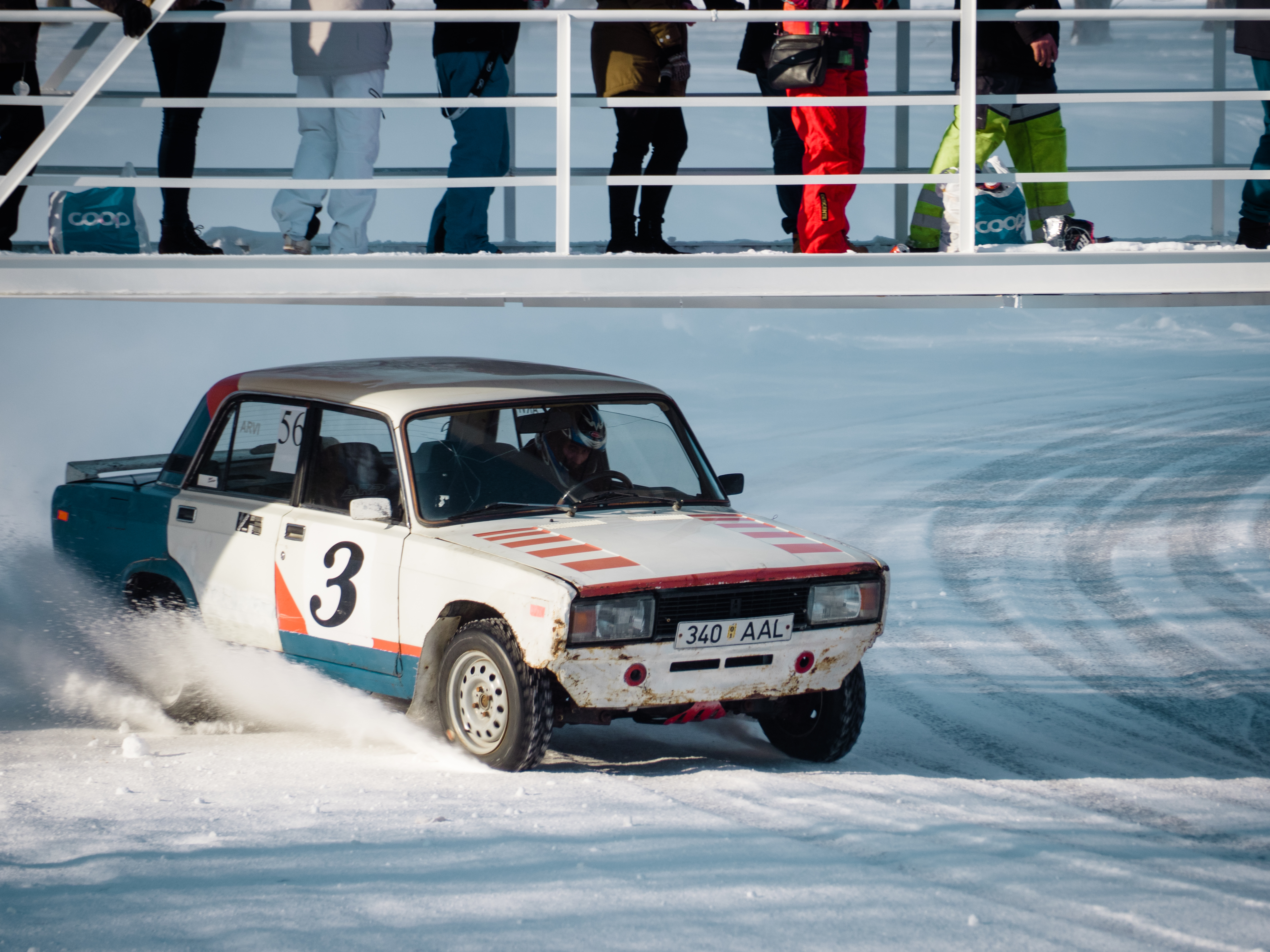 This Lada even has racing livery!