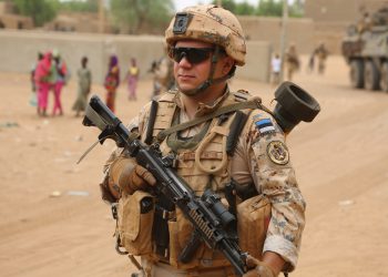 An Estonian soldier in Mali I