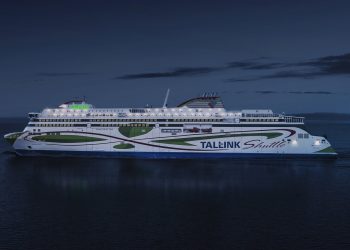 The Megastar, Tallink's shuttle ship that cruises between Tallinn and Helsinki. Photo: the Tallink Facebook page.