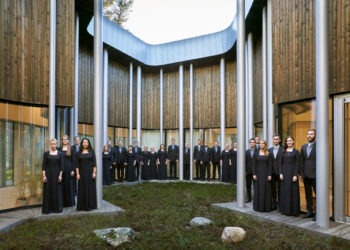 The Estonian Philharmonic Chamber Choir at the Arvo Pärt Centre in Estonia. Photo by Kaupo Kikkas.