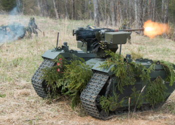 Milrem’s THeMIS unmanned ground vehicle. Photo by Milrem.