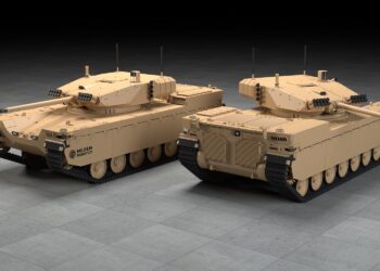 Milrem’s Type-X robotic combat vehicles.