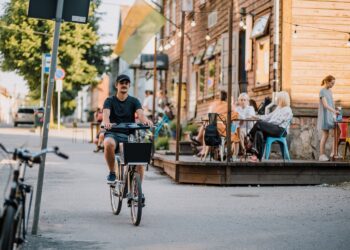 Tartu bike share. Photo by M Kaasik.