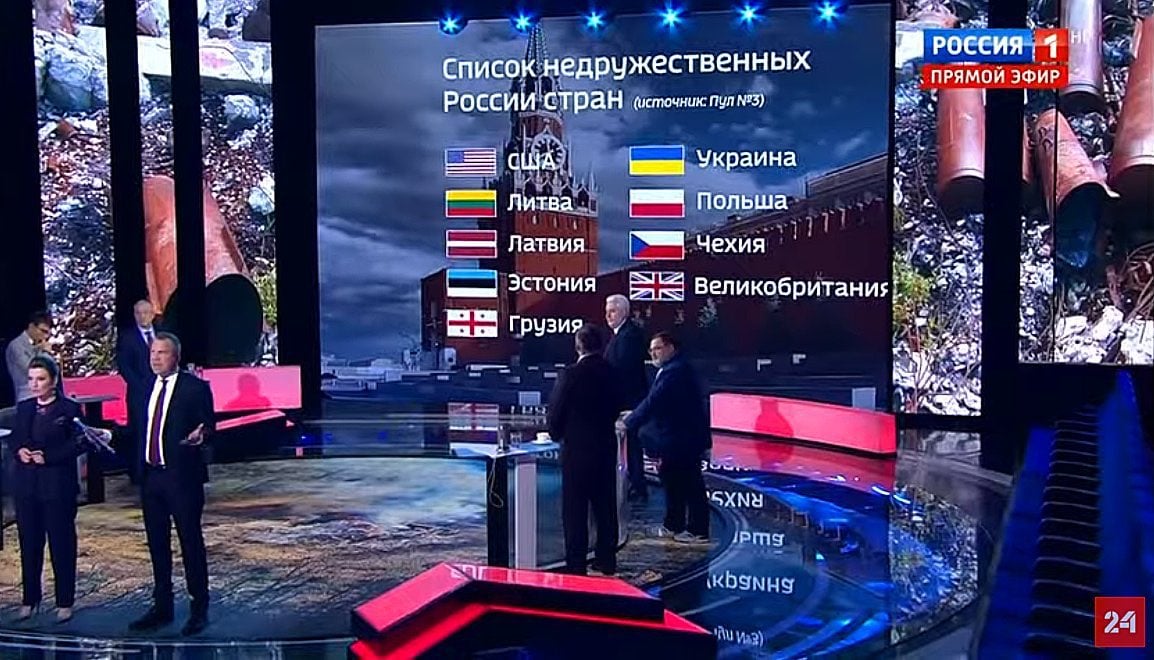 Krievija iekļauj Igauniju “nedraudzīgo” valstu sarakstā