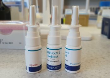 Nasal and throat spray SARS-CoV-2 BioBlock. Photo by manufacturer.