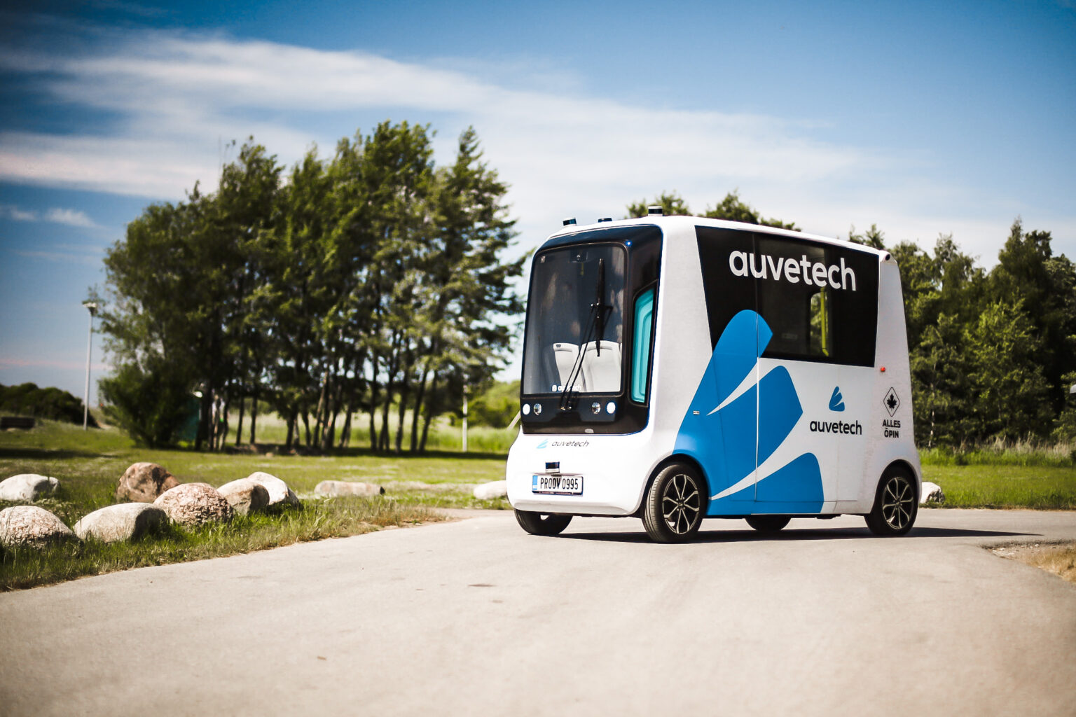 An autonomous hydrogen-powered vehicle to be launched in Estonia