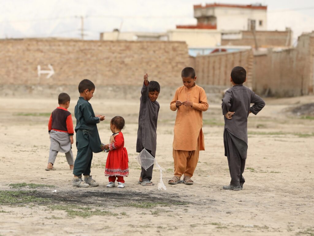 Afghani children in Kabul. Photo by Sohaib Ghyasi on Unsplash.