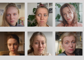 The anonymous stories on gender violence are told by well-known Danish, Icelandic, Estonian, Latvian, Lithuanian and Belarusian actresses. Picture by the Danish Cultural Institute.