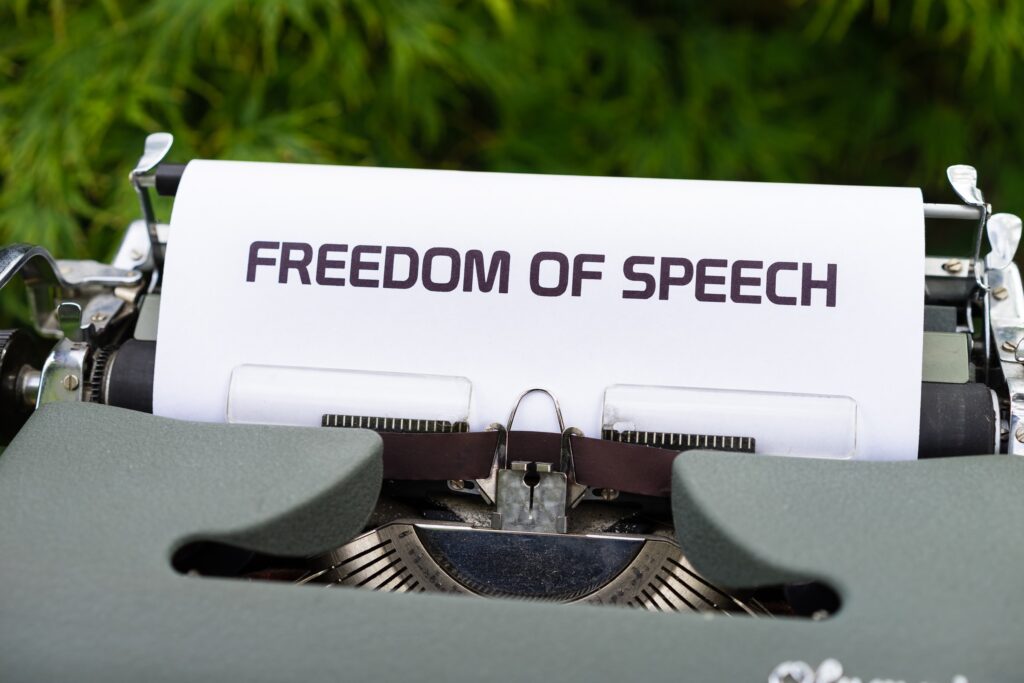 Freedom of speech. Photo by Markus Winkler on Unsplash