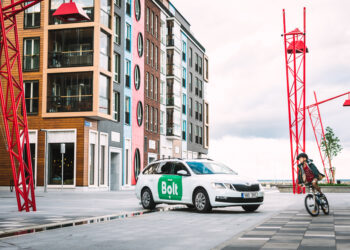 A Bolt car in Tallinn. Picture by Bolt.