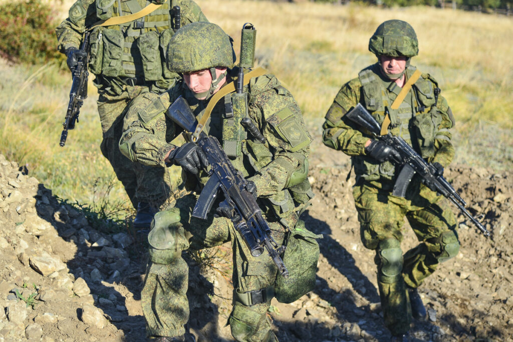 Members of the 56th Guards Air Assault Brigade of the Russian Airborne Forces. Photo: mil.ru.