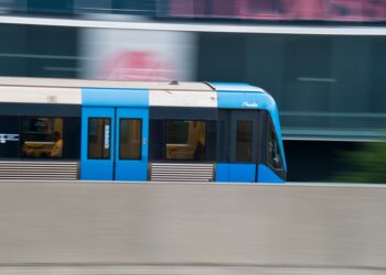 A tram in Stockholm, Sweden. Photo by Avan Saleh on Unsplash.