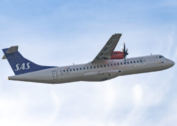 An SAS ATR-72 taking off. Photo by Marvin Mutz, shared under the Creative Commons 2.0 licence.