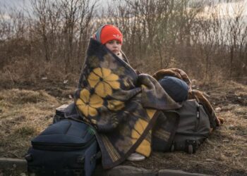 An Ukrainian refugee child. Photo by Ioan Moldovan, UNICEF.