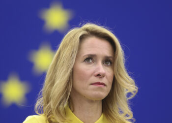 Kaja Kallas at the European Parliament in March 2022. Photo by Stenbock House.