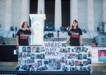 A demonstration in support of Uyghurs, in Washington, D.C. Photo by Kuzzat Altay on Unsplash.