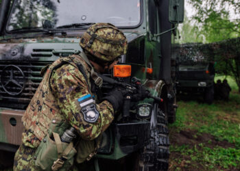 Exercise Siil (Hedgehog) 2022. Photo by the Estonian Defence Forces.