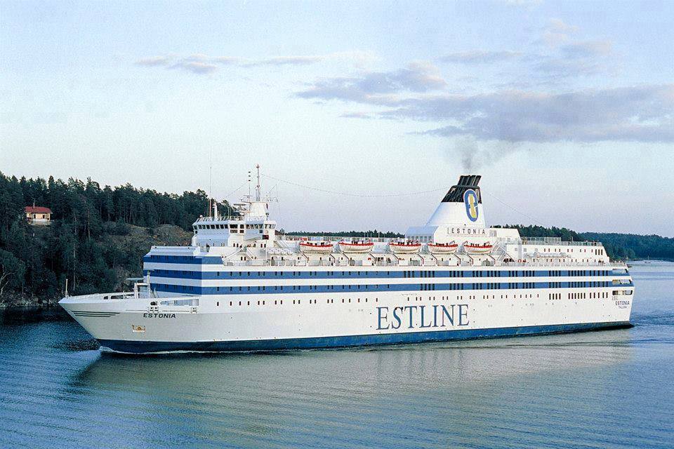 MS Estonia in Sockholm Archipelago on 12 September 1994. Photo by Pär-Henrik Sjöström/Estline AB.