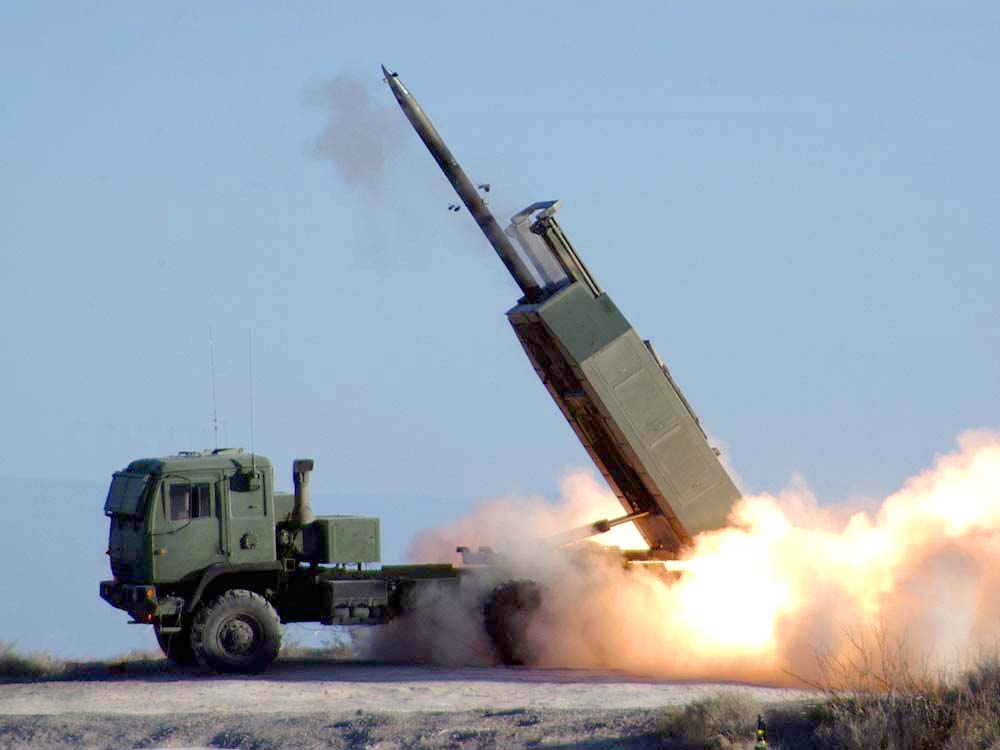 The M142 high mobility artillery rocket system – known as HIMARS. Photo by the US Army, public domain.