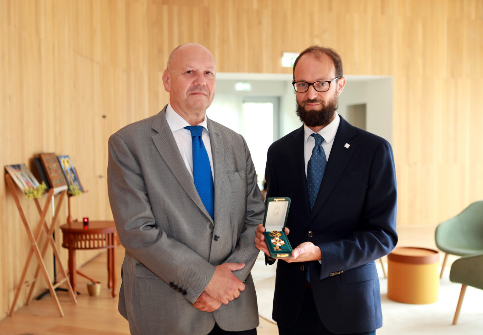 Arvo Pärt awarded the state order of Luxembourg