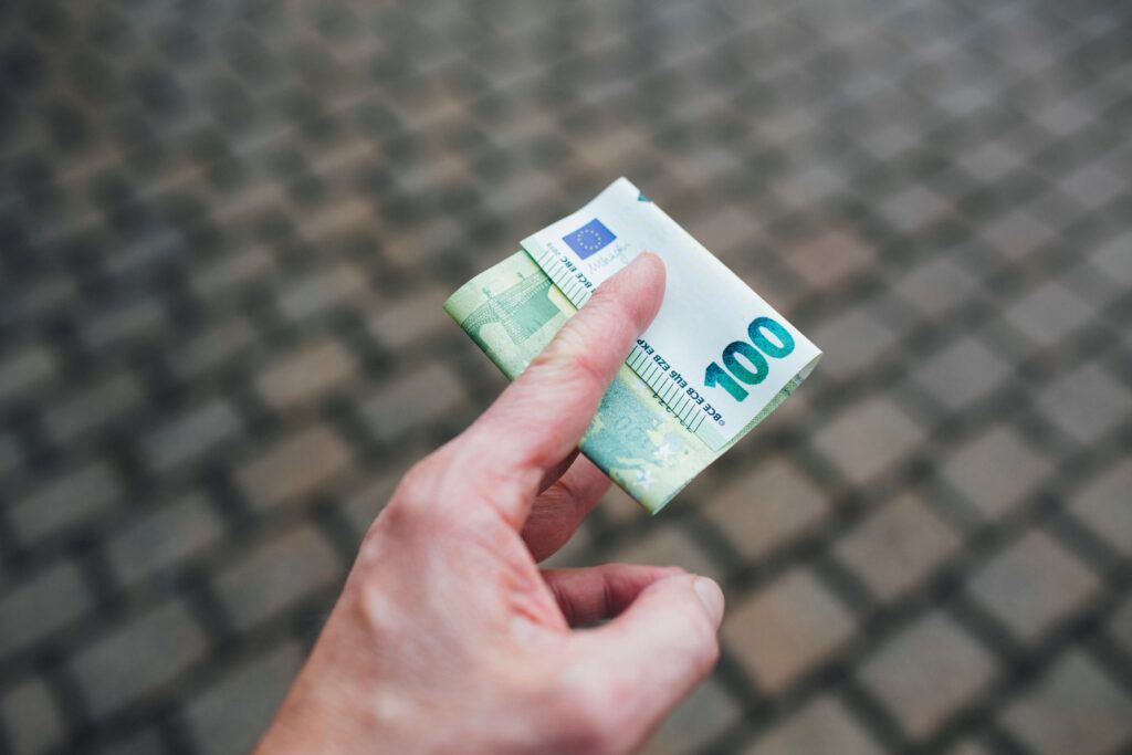A hundred euros is now worth 22.8% less in Estonia than it was in July 2021. Photo by Markus Spiske on Unsplash.