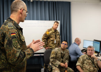 NATO Cyber Coalition exercise in Tallinn on 28 November 2022. Photo by the Estonian defence ministry.