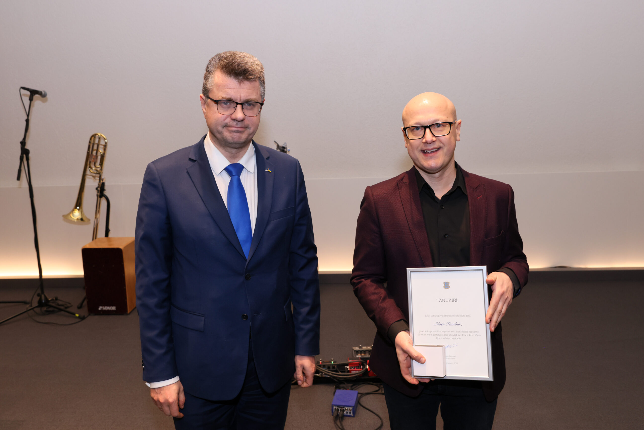 Estonian World cofounder Silver Tambur awarded for citizen diplomacy - Vimarsana News