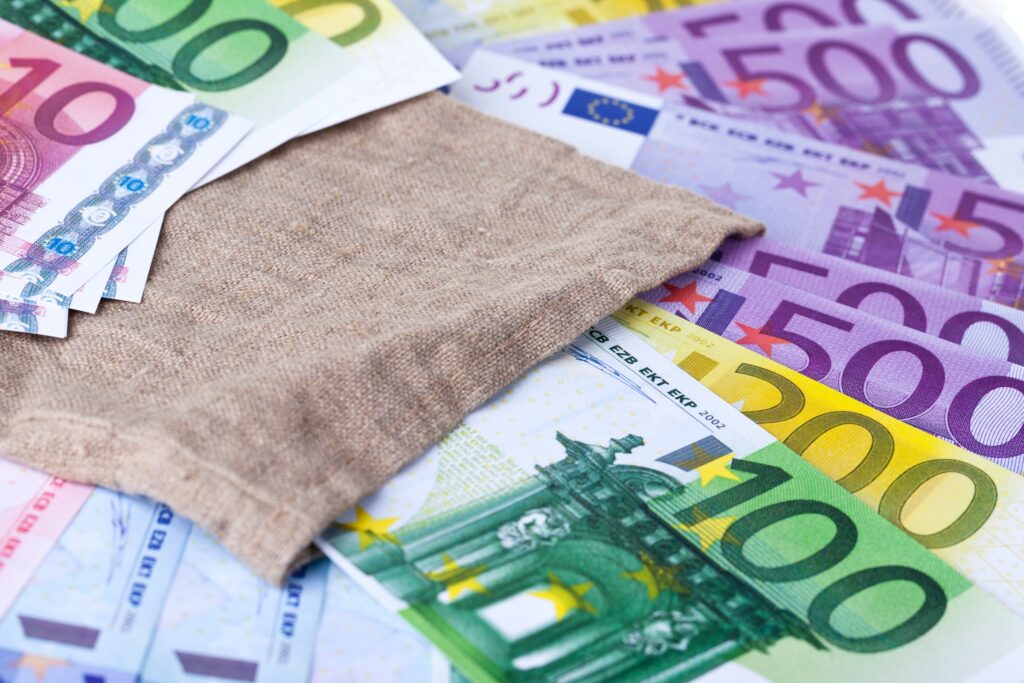 Euro banknotes. The image is illustrative. Photo by Lena Balk on Unsplash.