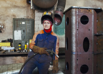 An Estonian metal worker. Photo by Ken Oja.