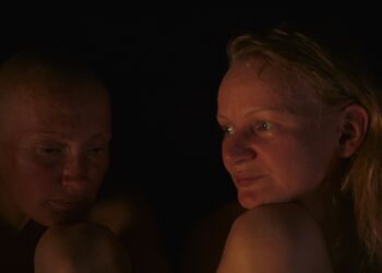 A still from “Smoke Sauna Sisterhood”, an Estonian documentary.