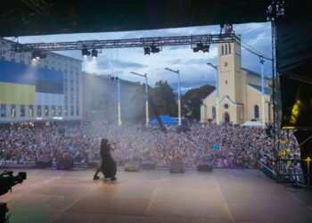 The “Ukraine Thanks You!” concert in Tallinn on 24 August 2023. Photo by Kultuuride Ristmik NGO.