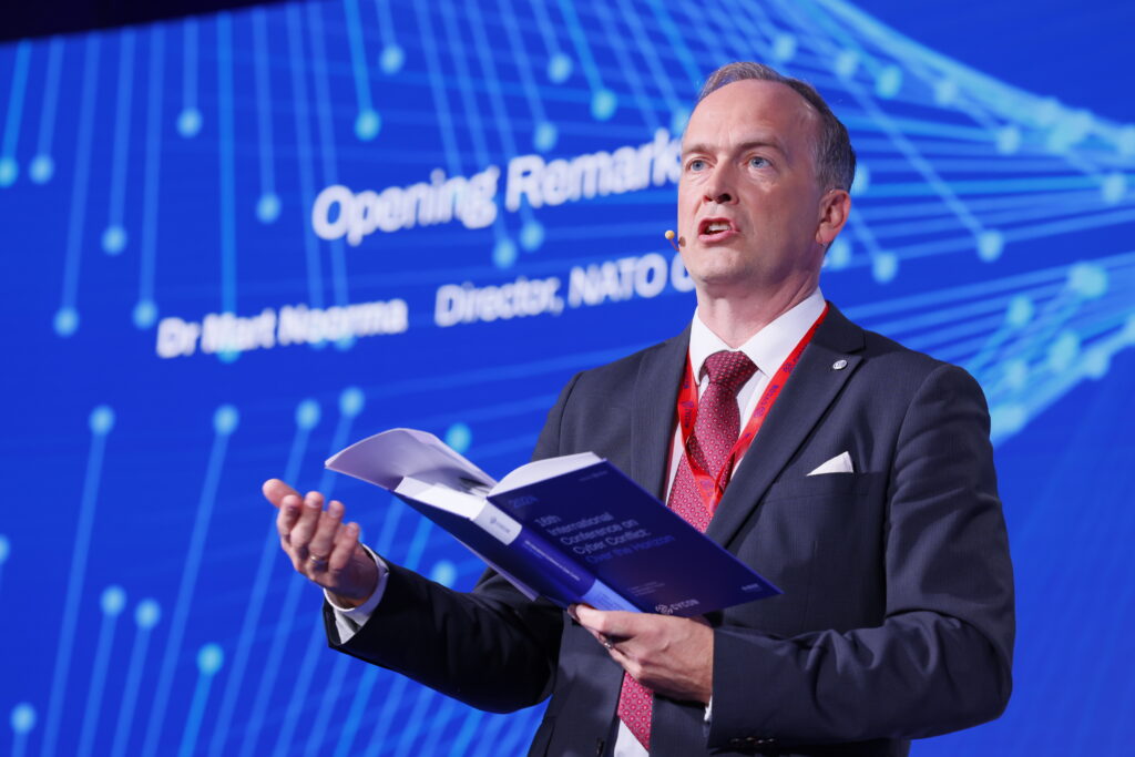 Mart Noorma, the director of the NATO Cooperative Cyber Defence Centre of Excellence. Photo by Egert Kamenik.