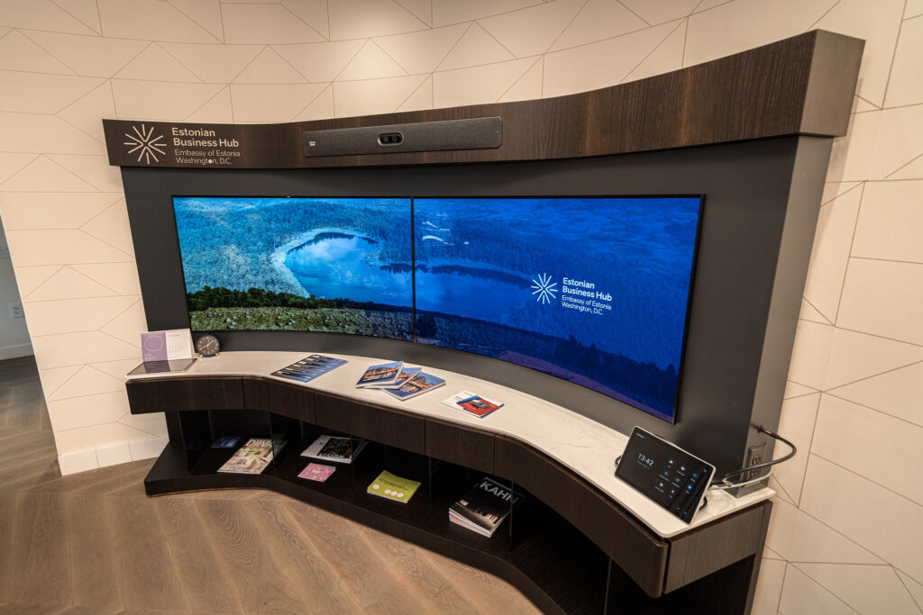 The Estonian business hub at the country's embassy in Washington, DC. Photo by the foreign ministry.