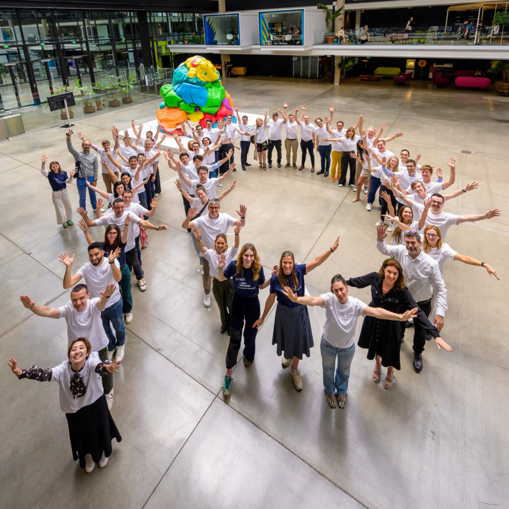 The participants of the LVMH accelerator. Photo by Raiku.