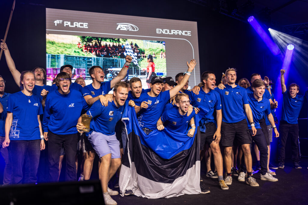 FS Team Tallinn was declared the world's best Formula Student team, outperforming 889 competitors. Photo by FSA, Partenfelder.