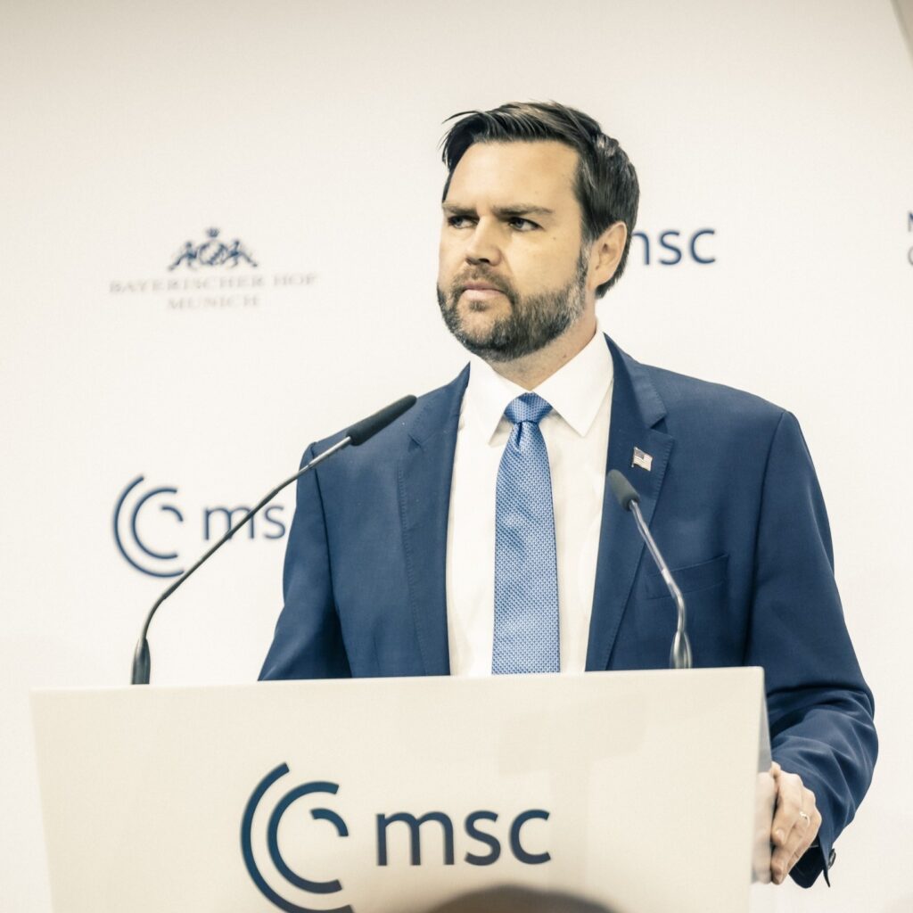 JD Vance, a Republican US Vice President, at the Munich Security Conference 2025. Photo: Munich Security Conference