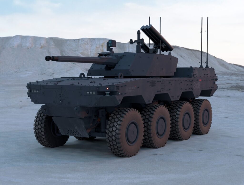 The Havoc 8x8 robotic combat vehicle. Photo by Milrem.