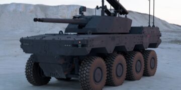 The Havoc 8x8 robotic combat vehicle. Photo by Milrem.