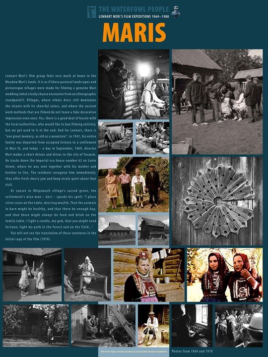 Titled "The Waterfowl People", the poster exhibition, organised by the Estonia-based Fenno-Ugria Foundation, unspools the remarkable origin stories behind Lennart Meri’s ethnographic film trilogy.